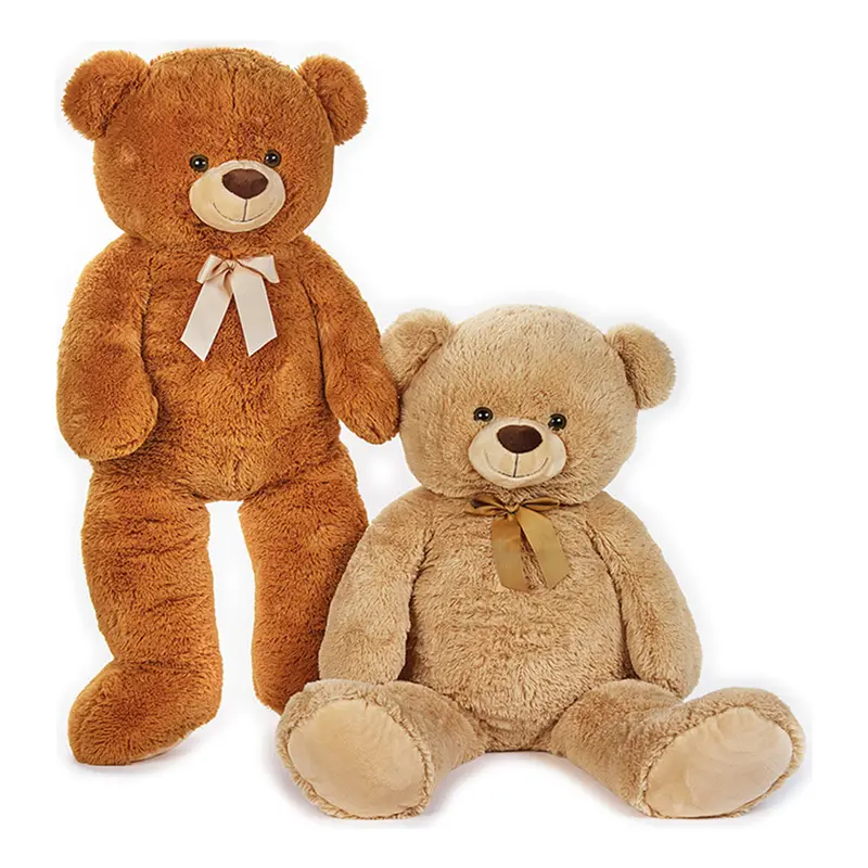 Peluche Orso Sandy Seduto 100 cm con Fiocco