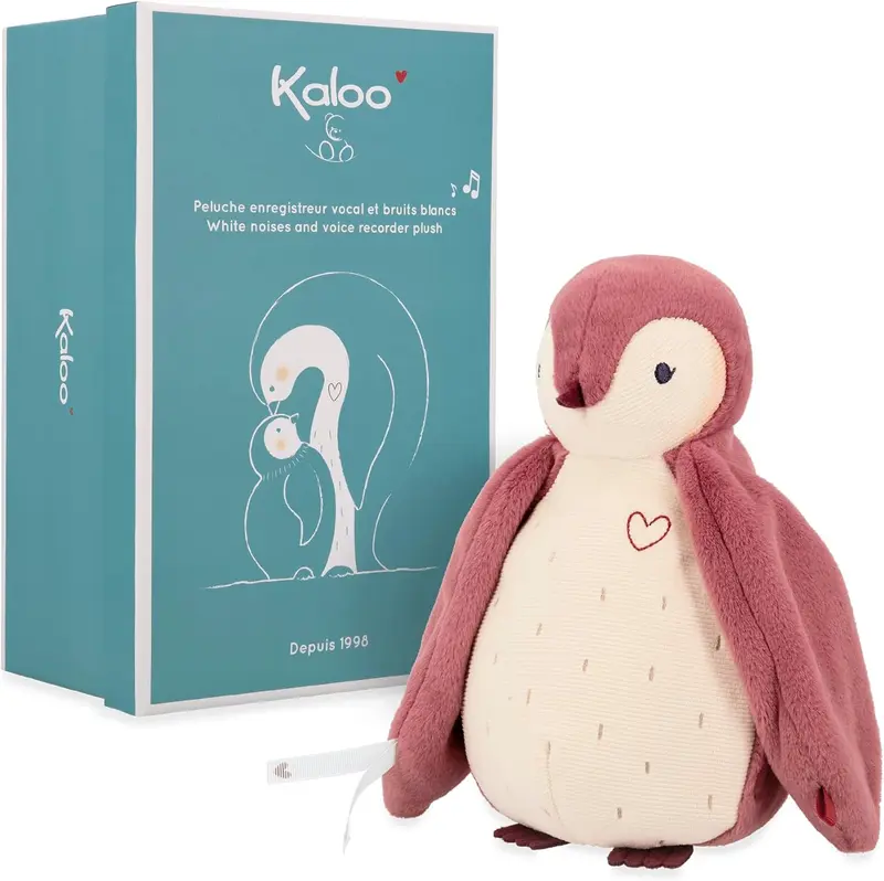 Peluche Pinguino Rosa - Suoni bianchi e registratore