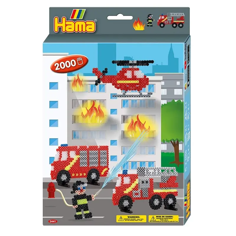Perline da stirare Hama - Vigili del fuoco 3441