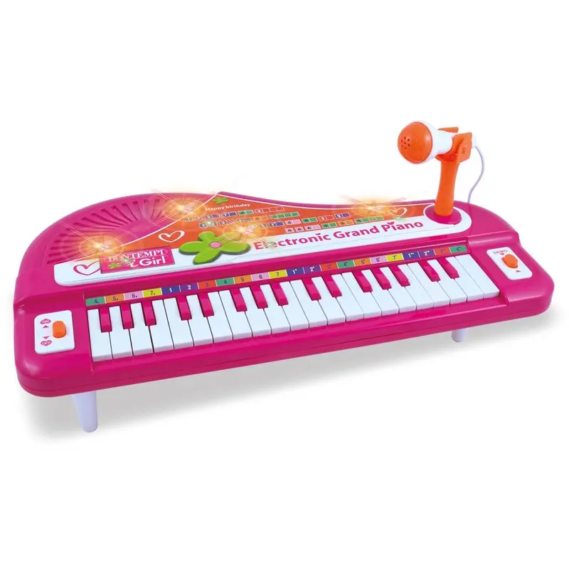 Piano Elettronico Bontempi 37 Tasti Con Microfono 10 2071 Per Bambini
