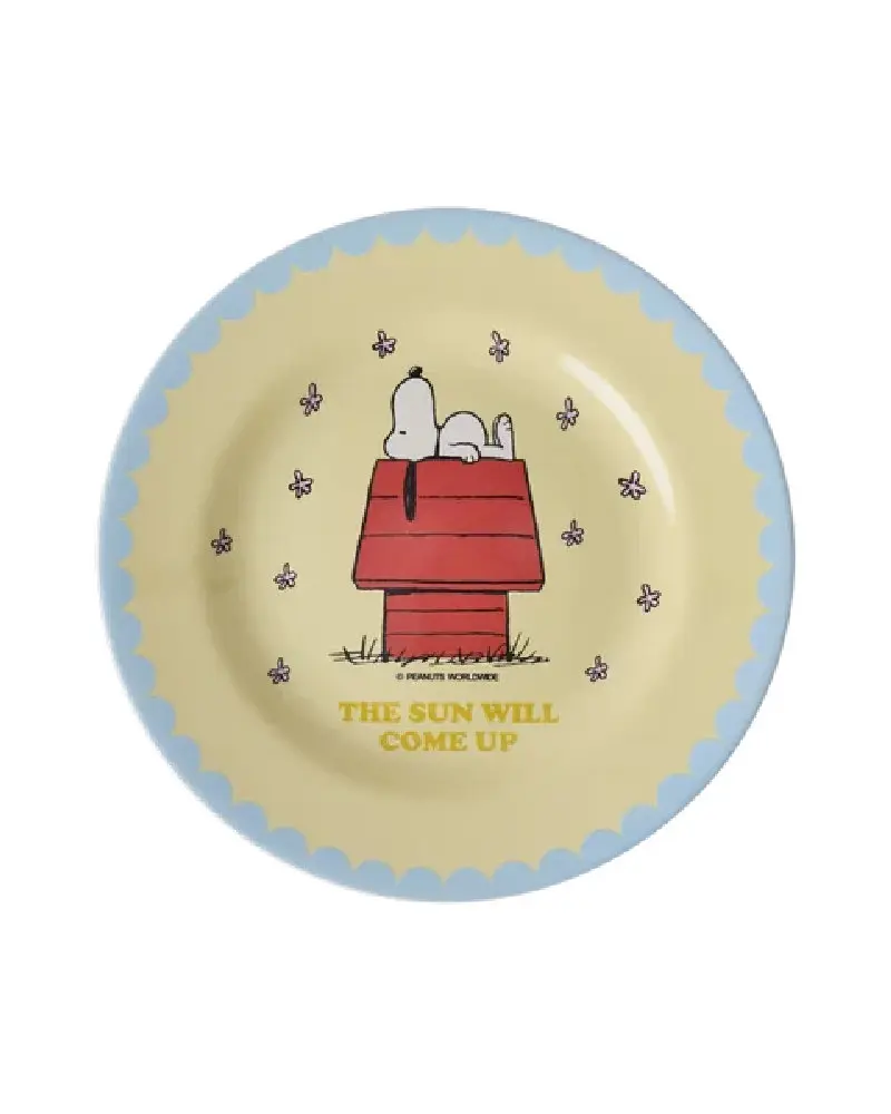 Piatto piccolo in Melamina Snoopy by Rice - Collezione Esclusiva Rice x Peanuts