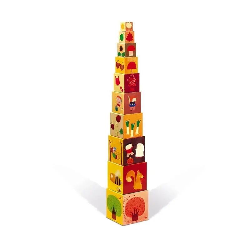Piramide di cubi - Gioco con le 4 stagioni