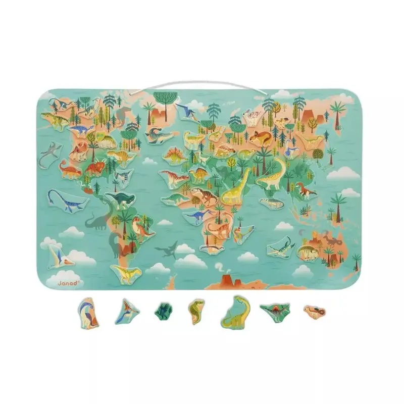 Planisfero magnetico - Dinosauri - 50 pz