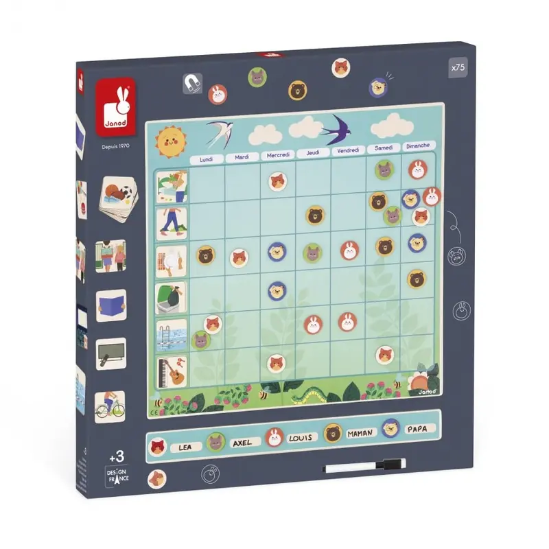 Planner magnetico familiare - 75 pezzi