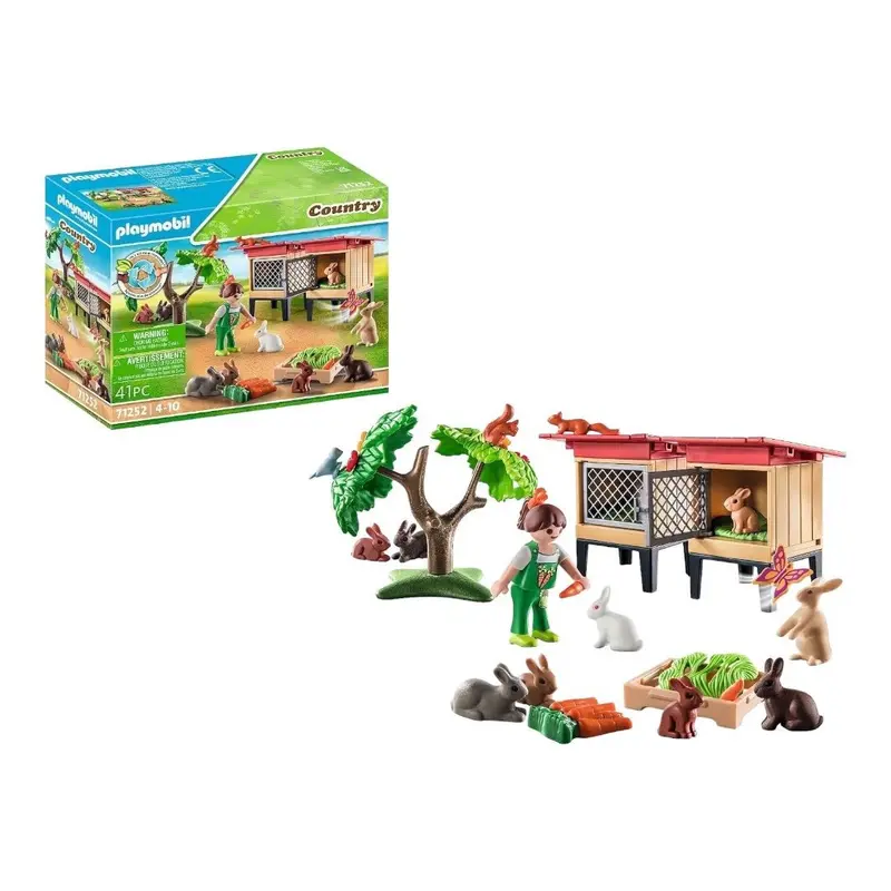 Playmobil Country Recinto dei conigli 71252
