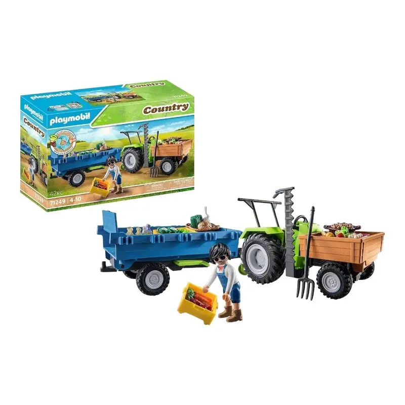 Playmobil Country Trattore rimorchio 71249