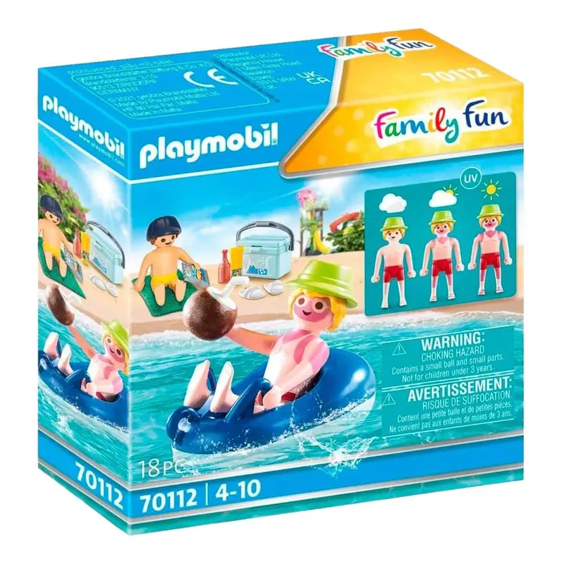 Playmobil Family Fun 70112 - Bagnante canotto Galleggiante