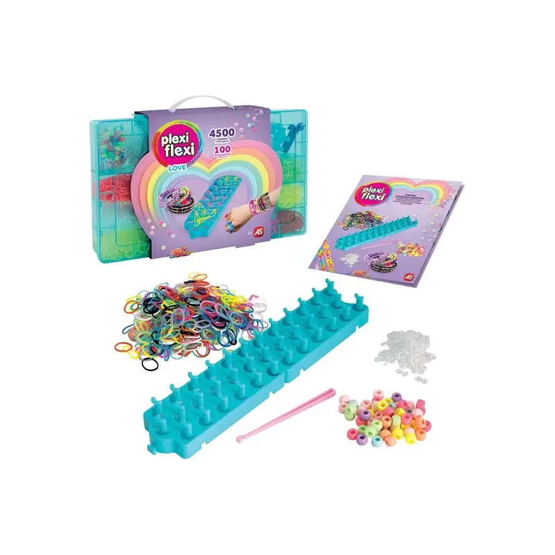 Plexi Flexi Love AS Company 4500 Elastici e 100 Accessori