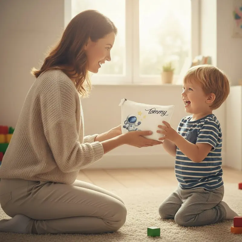 Pochette Neonato Personalizzata con Nome – Beauty Bambino  Astronauta