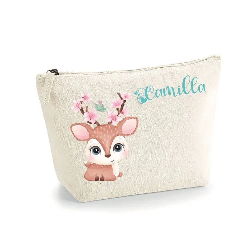 Pochette Neonato Personalizzata con Nome – Beauty Bambino Cerbiatto
