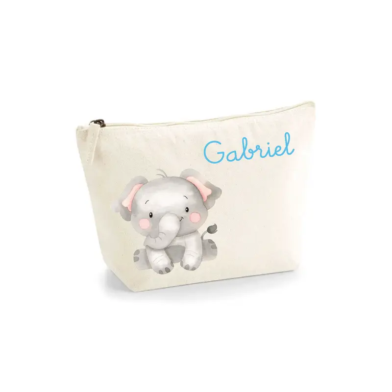Pochette Neonato Personalizzata con Nome – Beauty Bambino Elefantino