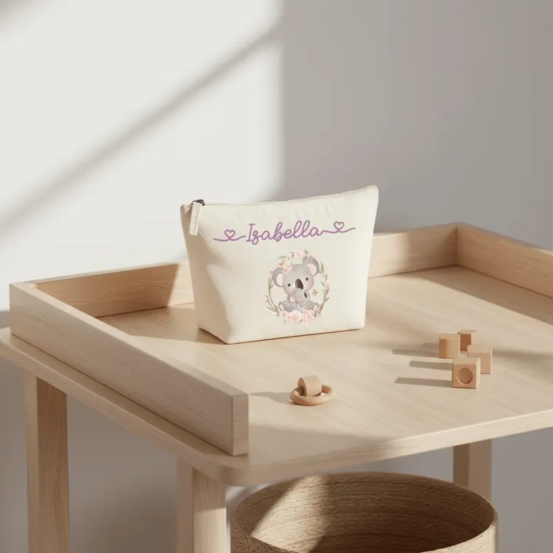 Pochette Neonato Personalizzata con Nome – Beauty Bambino  Koala Mamma