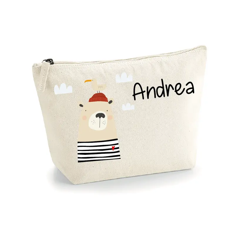 Pochette Neonato Personalizzata con Nome – Beauty Bambino  Orsetto marinaio