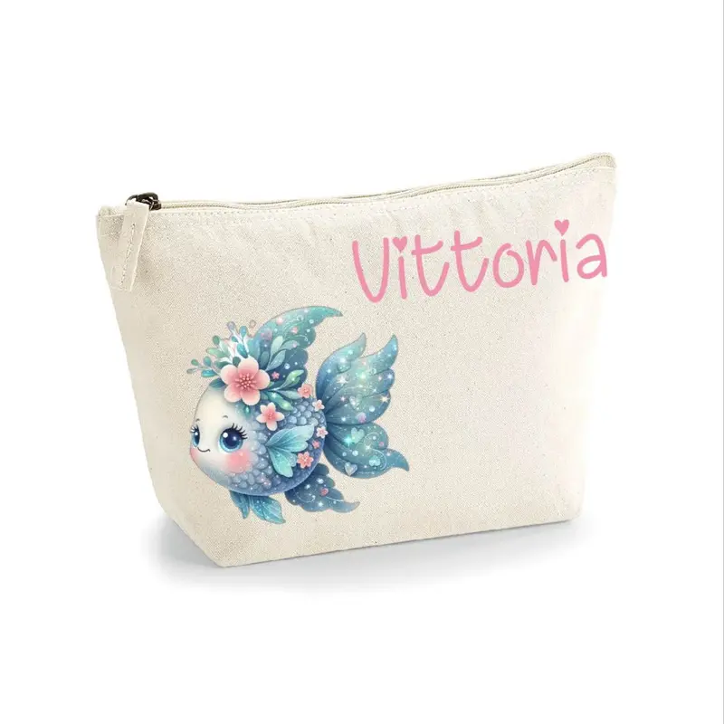 Pochette Neonato Personalizzata con Nome – Beauty Bambino  Pesciolina Azzurra