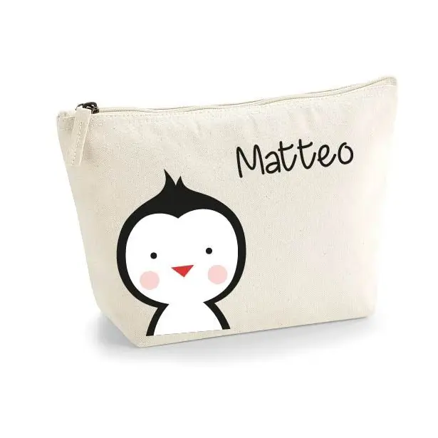 Pochette Neonato Personalizzata con Nome – Beauty Bambino   Pinguino