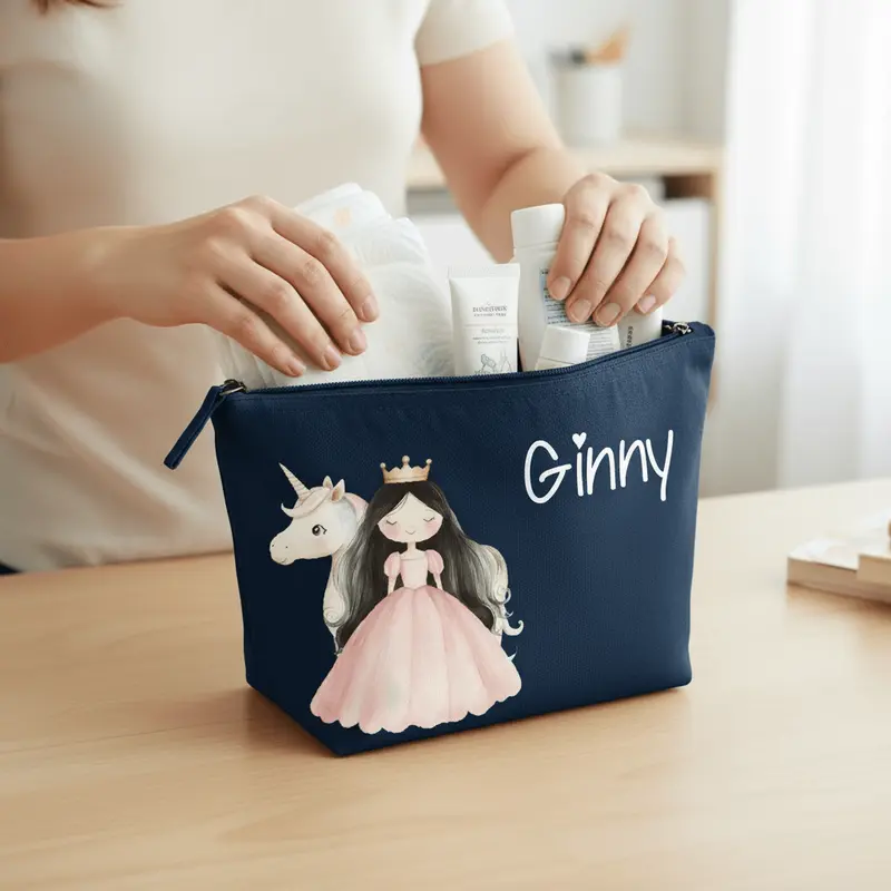 Pochette Neonato Personalizzata con Nome – Beauty Bambino Principessa Mora