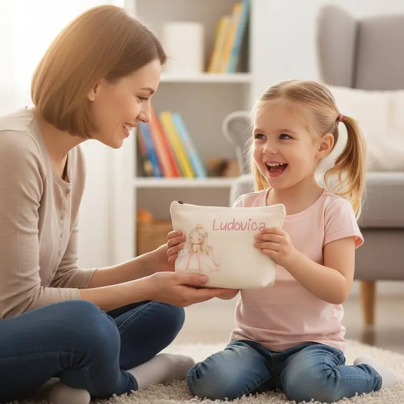 Pochette Neonato Personalizzata con Nome – Beauty Bambino  Principessa Unicorno