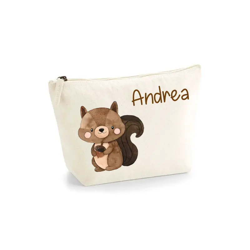 Pochette Neonato Personalizzata con Nome – Beauty Bambino  Scoiattolo