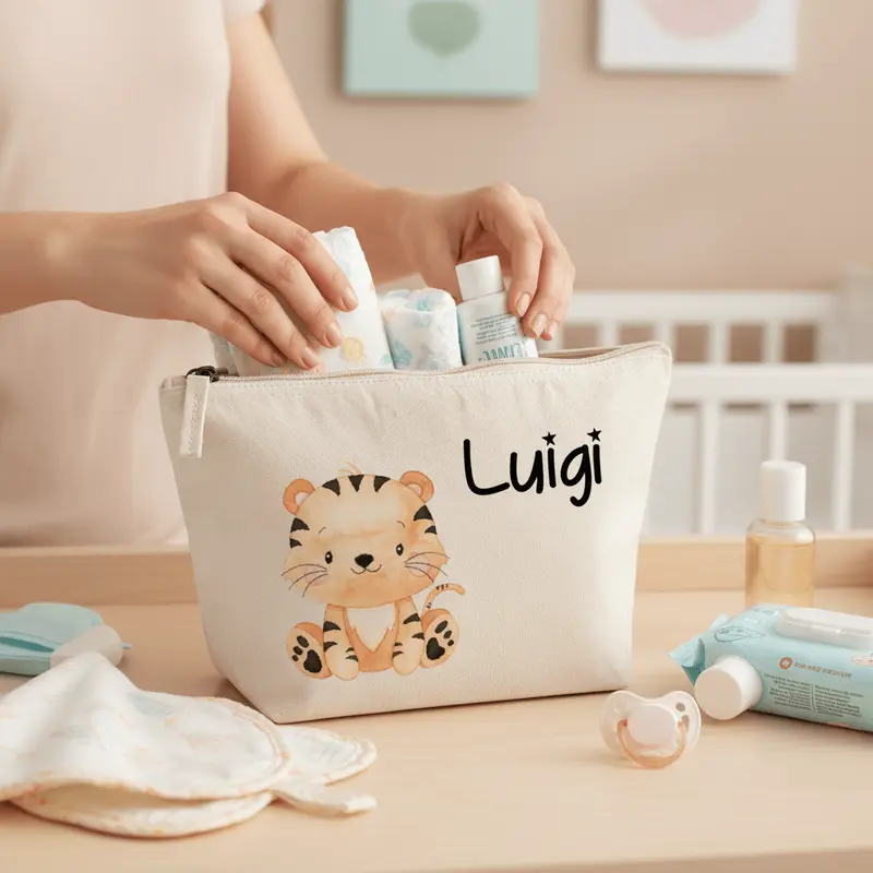 Pochette Neonato Personalizzata con Nome – Beauty Bambino  Tigrotto