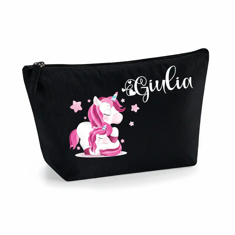 Pochette Neonato Personalizzata con Nome – Beauty Bambino Unicorno Mamma