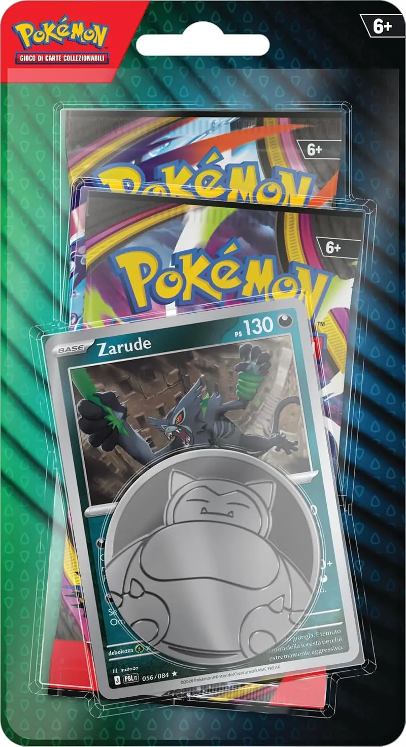 Pokémon - Blister con Zarude e due buste espansione Megaevoluzione ITA