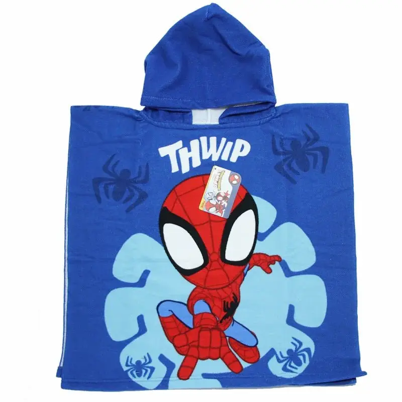 Poncho Marvel Spidey In Microfibra 55x110 Sun City EZ18153