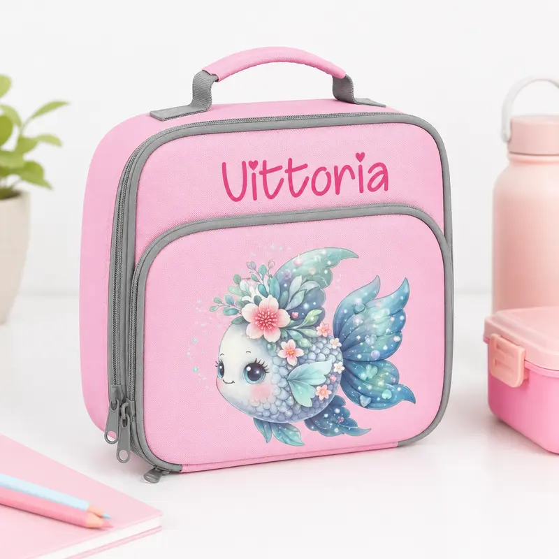 Porta Merenda per Bambini personalizzabile Pesciolina