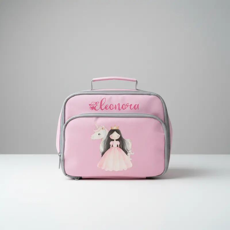 Porta Merenda per Bambini personalizzabile Principessa