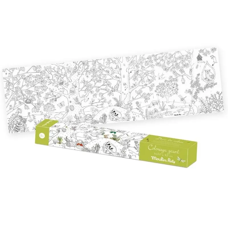Poster gigante da colorare - Botanica