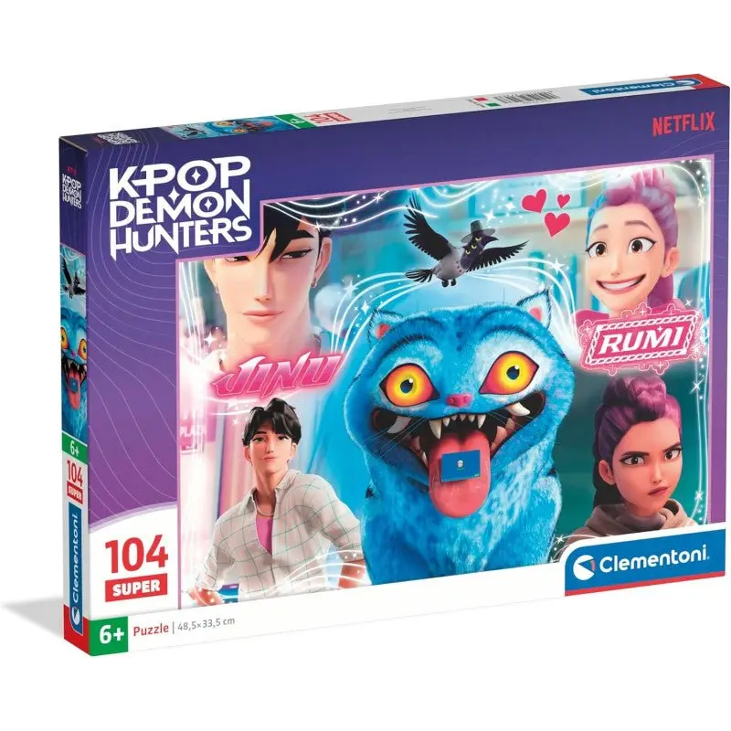 Puzzle 104 Pezzi Super K-Pop Demon Hunters 3 Clementoni 27243
