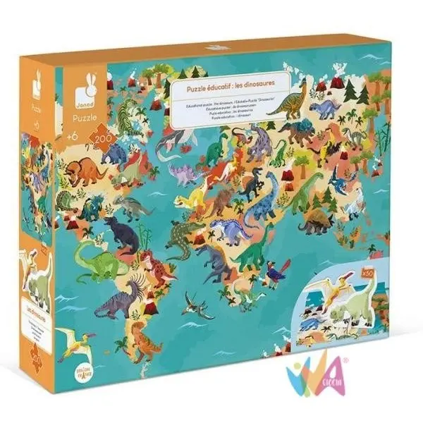 Puzzle educativo - Dinosauri