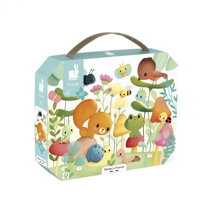 Puzzle Gli amici del giardino - 20 pezzi - Dai 2 anni