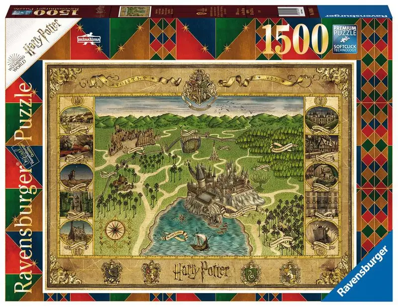 Puzzle Harry Potter - Mappa di Hogwarts