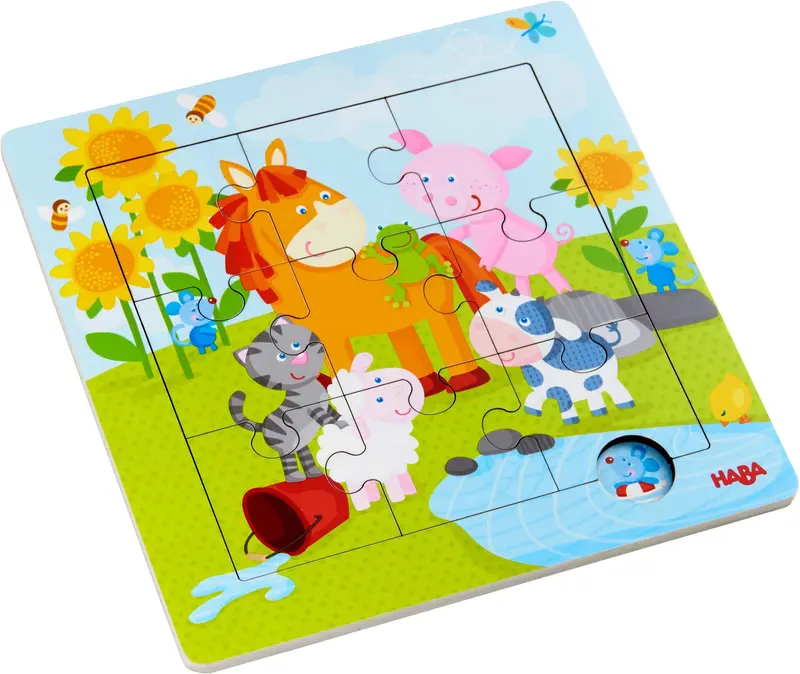 Puzzle in cornice Amici animali