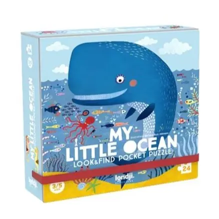 Puzzle Tascabile Londji My Little Ocean – Animali del Mare (24 Pezzi, 3–5 Anni