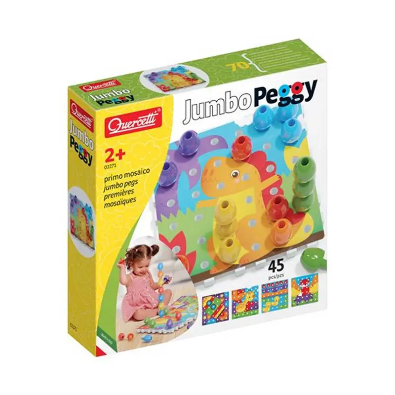 Quercetti - Jumbo Peggy 45 Pz