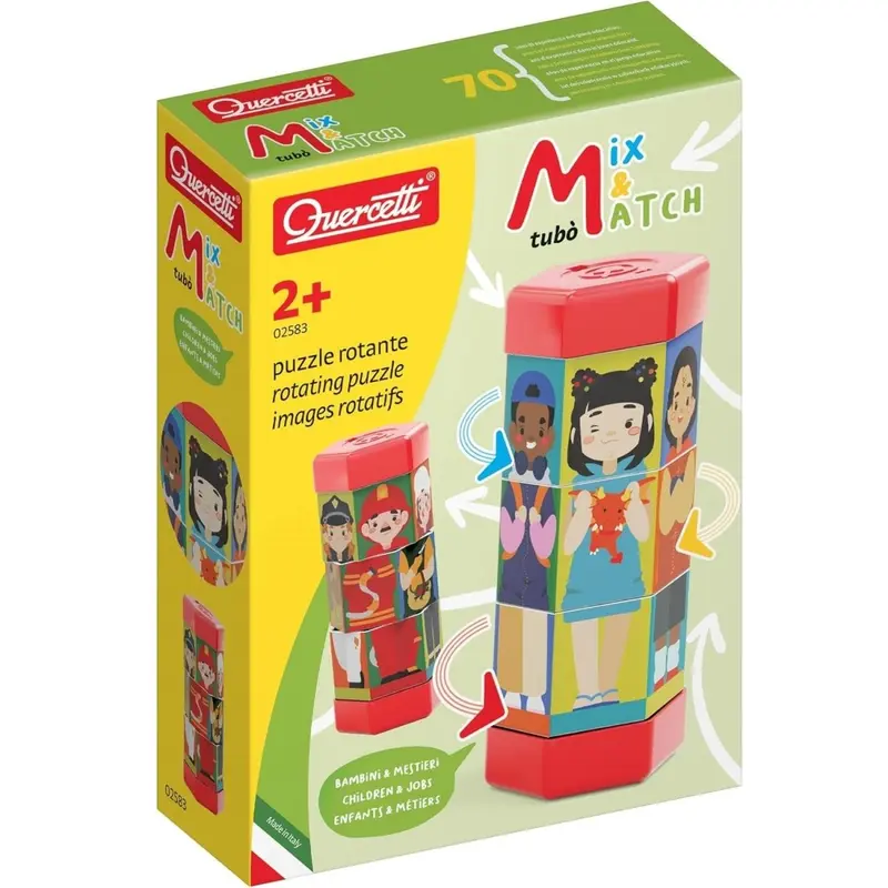 Quercetti Tubò Mix & Match Personaggi 2583