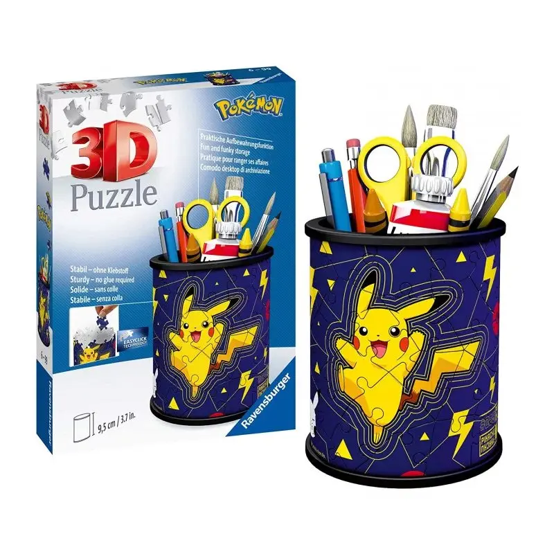 Ravensburger Puzzle 3D Portapenne Pokémon 57 Pezzi 11257