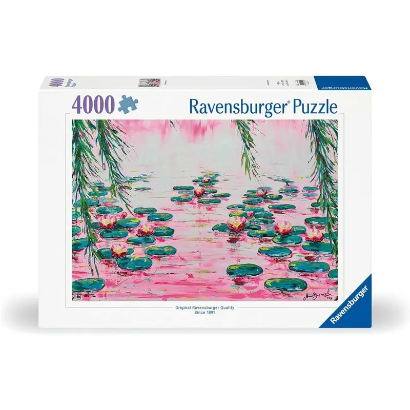 Ravensburger - Puzzle Pink Water Lilies 4000 PZ