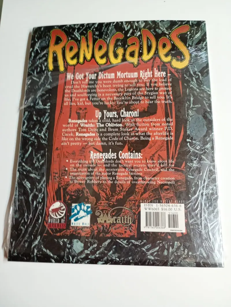 Renegades - Wraith