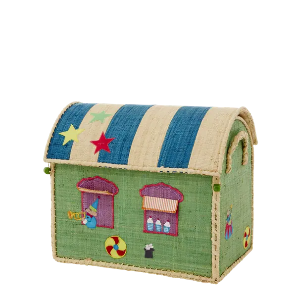 Rice Denmark – Cesto Giochi in Rafia “Circo” – Piccolo