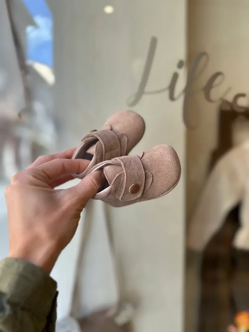 Rizitos - polacchine da culla beige