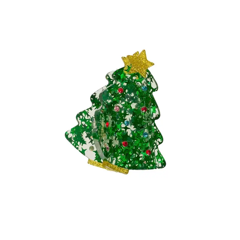 Rockahula Jolly Christmas Tree Claw Clip – Molletta Capelli Albero di Natale