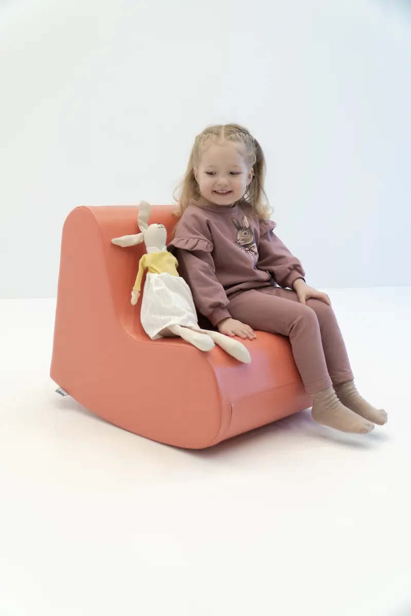 Rocking Chair - Salmon - Made in Eu - CE marked