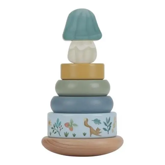 Rocking ring stacker wood - Forest Friends
