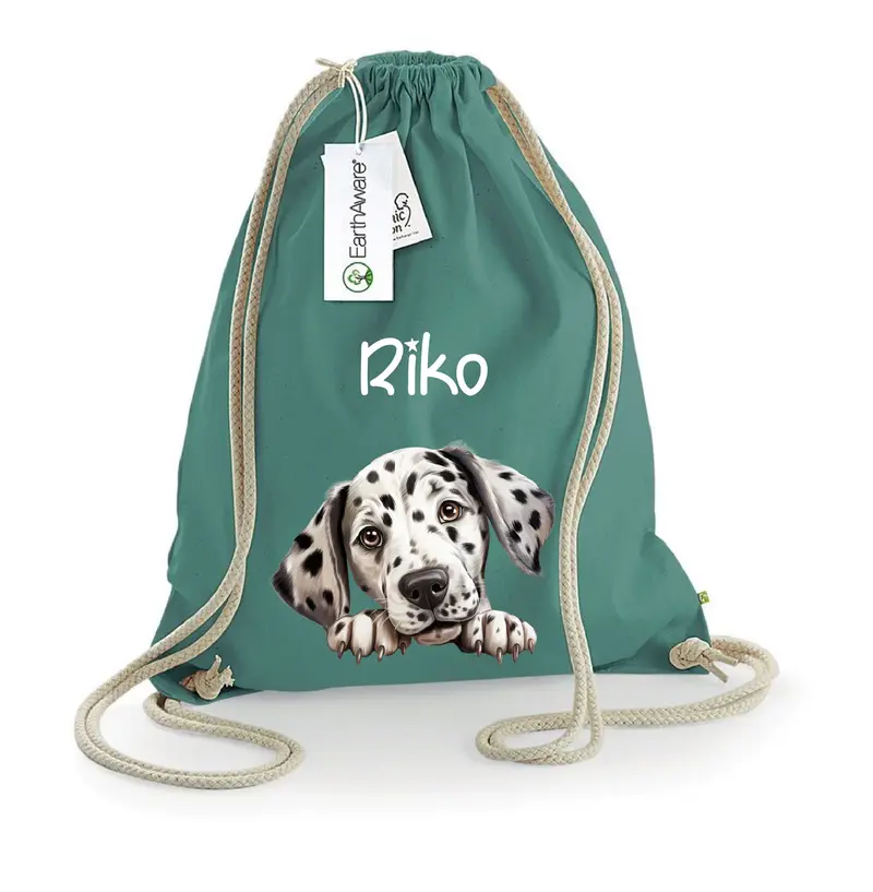 Sacca porta oggetti personalizzata cani Dalmata