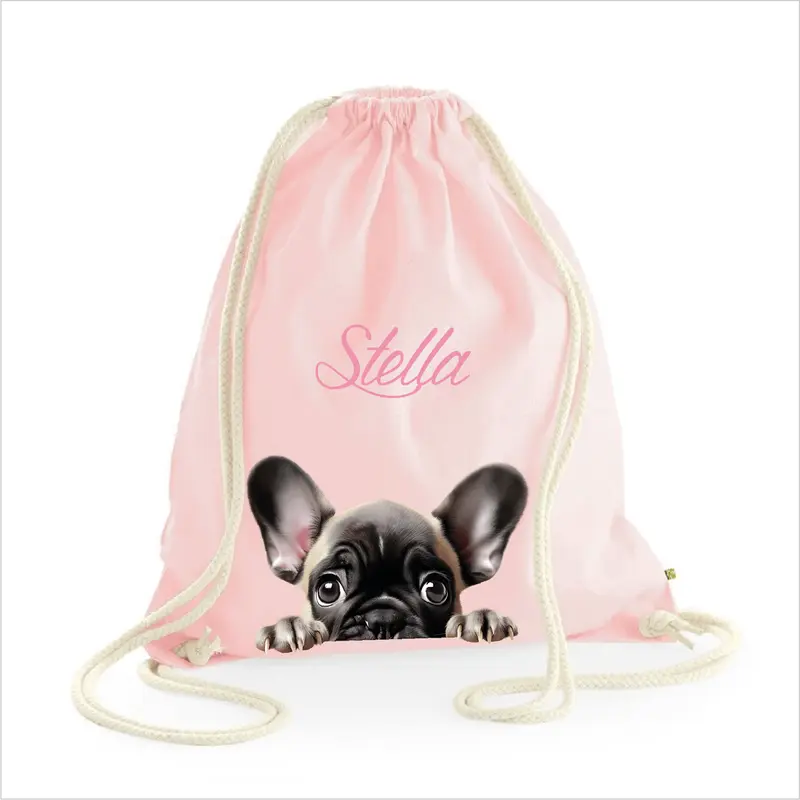 Sacca porta oggetti personalizzata cani French Bulldog