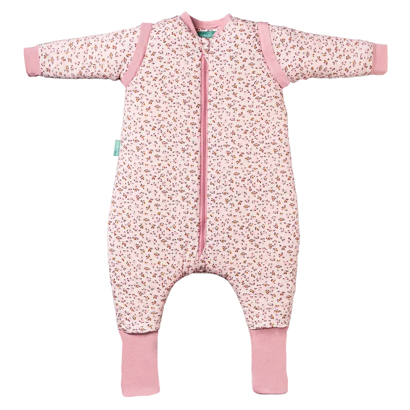 Sacco nanna con piedini e maniche e calzini antiscivolo - Misty Rose - TOG 2.5
