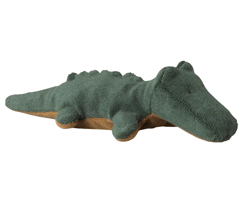 Safari Friends Coccodrillo Mini Maileg – Peluche Morbido in Cotone | Verde Foresta