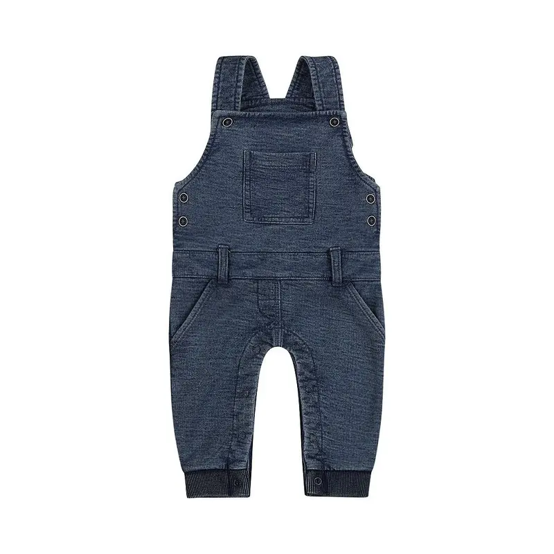 Salopette Jeans Neonato Unisex In Cotone Organico WN1292 DIRKJE NOOS